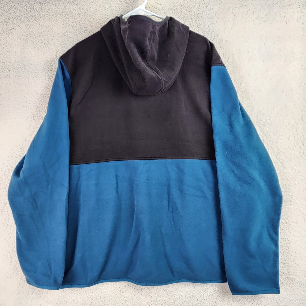 The North Face TKA Glacier Hoodie Men XXL Blue Black Gorpcore Outdoor Fleece‎ - Picture 6 of 13